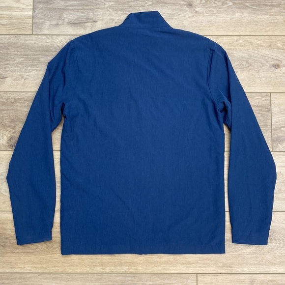 Travis Mathew Stormchaser Lightweight Windbreaker Jacket Golf full zip Blue‎ - Picture 11 of 16